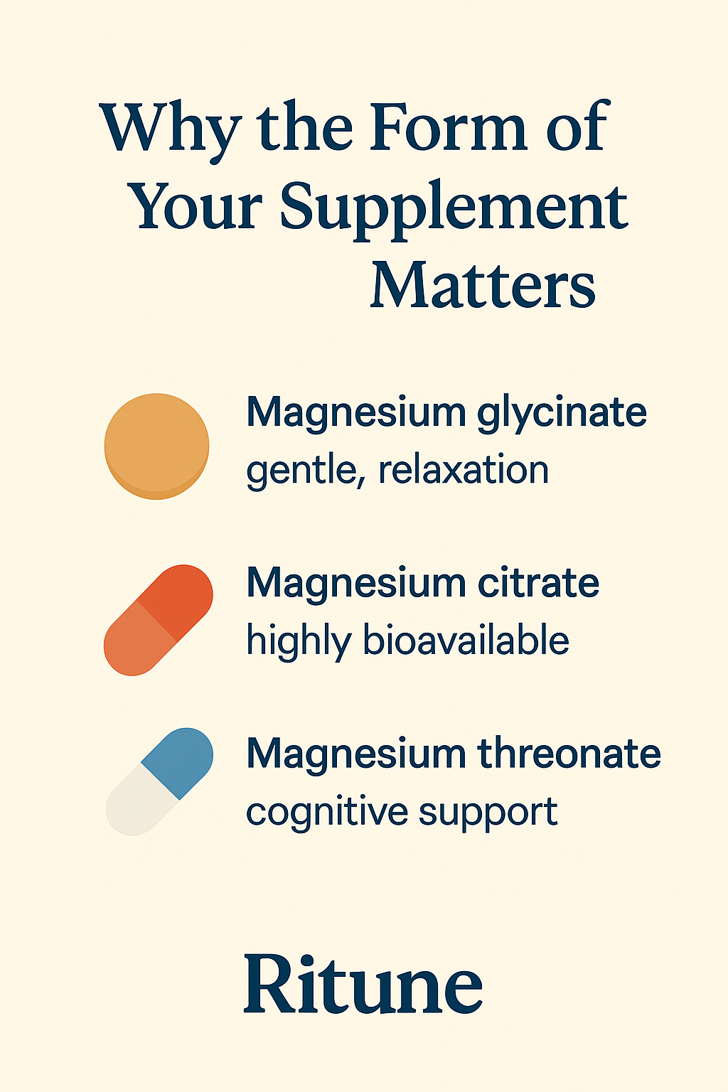 Why the Form of Your Supplement Matters