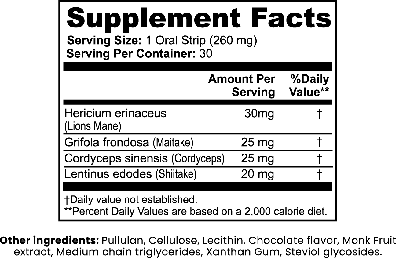 Fast Acting Mushroom Strips